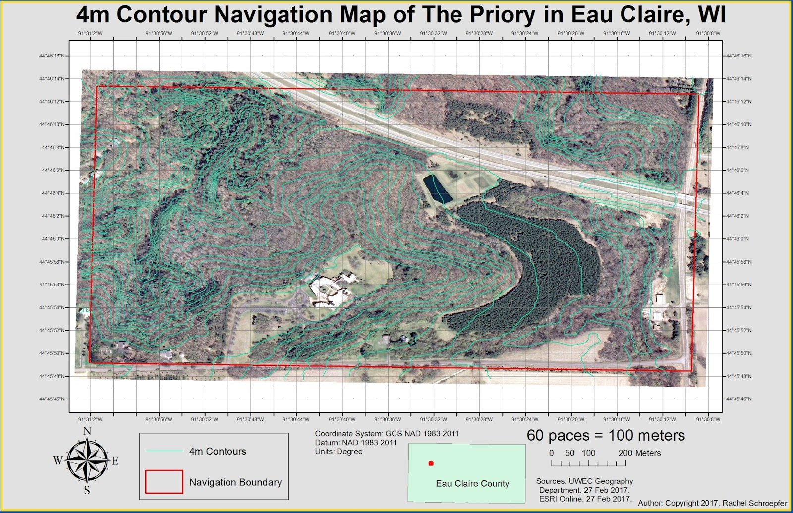 figure 5 the image looks more stretched out compared to the image in figure 4 this is due to the different coordinate system geographic versus projected figure 5 the image looks more stretched out compared to the image in figure 4 this is due to the different coordinate system geographic versus projected