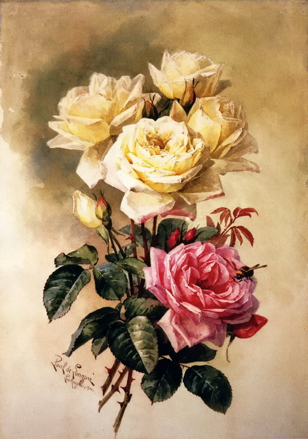 Paul de Longpre 1855-1911 - French-born American painter - Tutt'Art@ Paul de Longpre 1855-1911 - French-born American painter - Tutt'Art@