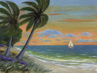 pinturas-en-acrílico-escenas-de-playas pinturas-paisajes-playas