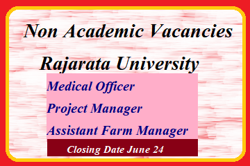 Non Academic Vacancies - Rajarata University