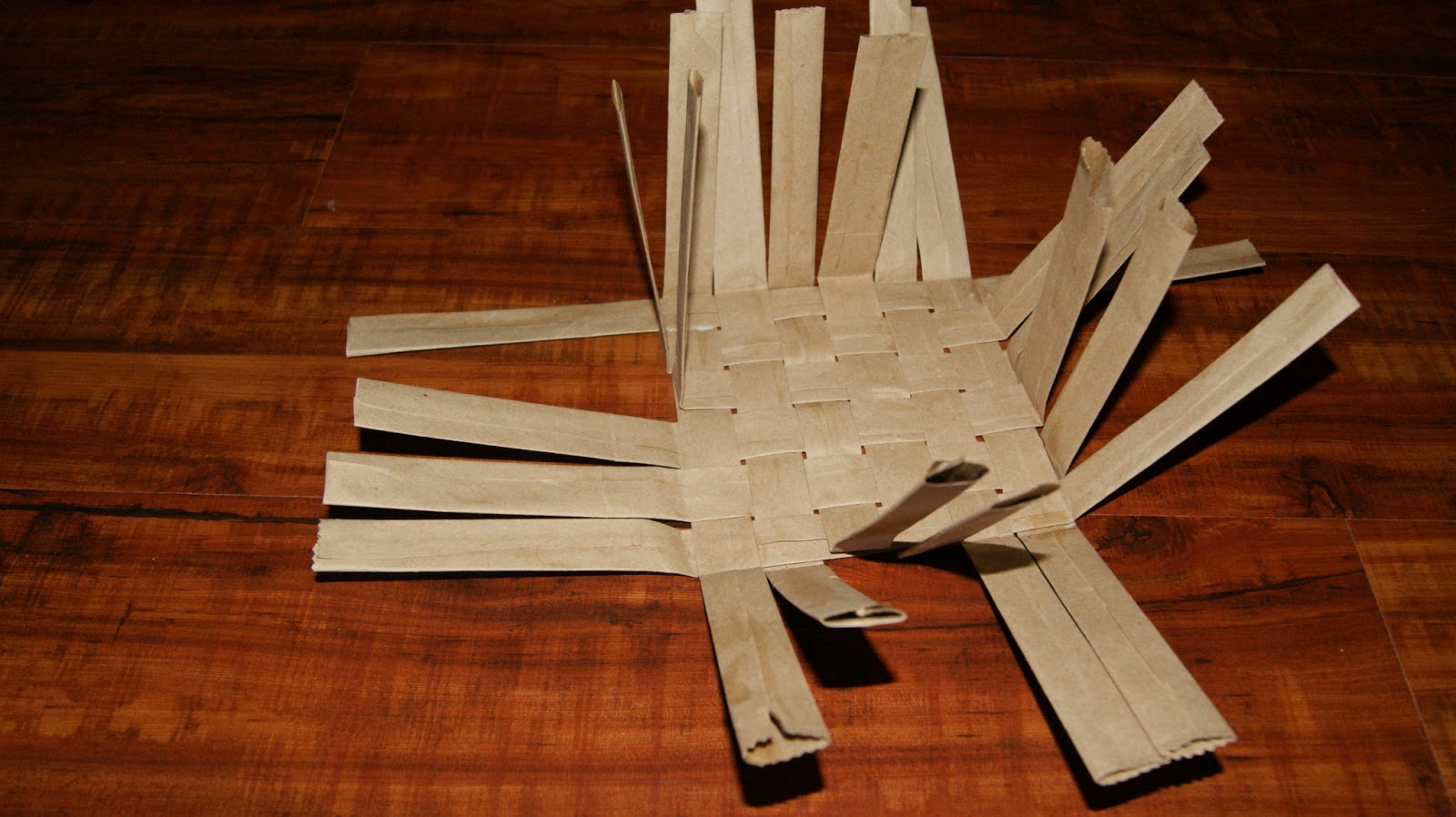 SimpleJoys Brown Paper Bag Basket