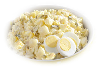 american potato salad with eggs