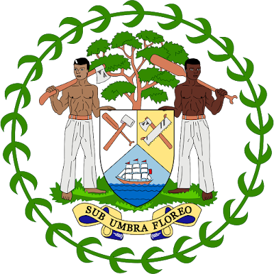 Logo Gambar Lambang Simbol Negara Belize PNG JPG ukuran 400 px
