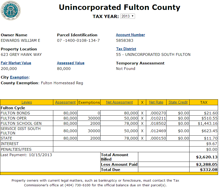 commercial property records fulton county ga