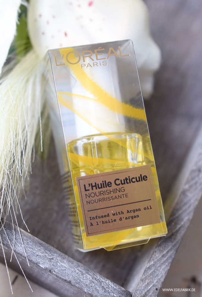 wie gut ist das neue  L'Oréal Paris Manicure À L’Huile  Cuticle Care Nourishing Argan Öl