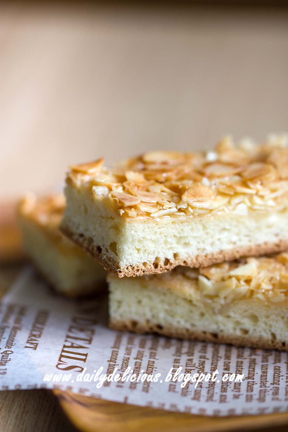 dailydelicious: Butterkuchen: Baked butter bread