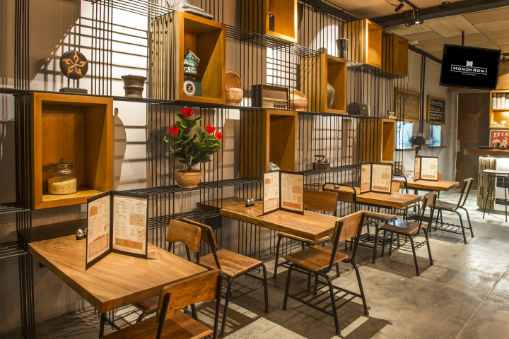 Mẫu bàn ghế mặt gỗ khung sắt cho nhà hàng đẹp tại HCM - Thiết Kế ...