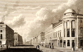 View of Regent Street showing Argyll Concert Room on the right Print by C Heath after W Westall Published by Hurst, Robinson & Co (1825) © British Museum View of Regent Street showing Argyll Concert Room on the right Print by C Heath after W Westall Published by Hurst, Robinson & Co (1825) © British Museum