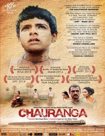 Poster Of Chauranga 2016 Hindi 720p WEBRip ESubs Watch Online Free Download Worldfree4u