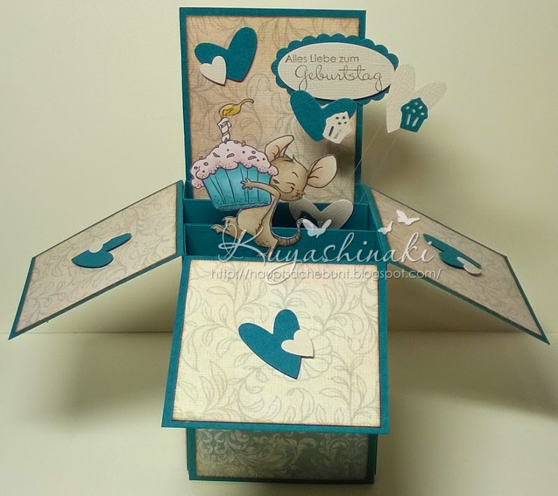 Stempeleinmaleins: Pop-Up Box Karte