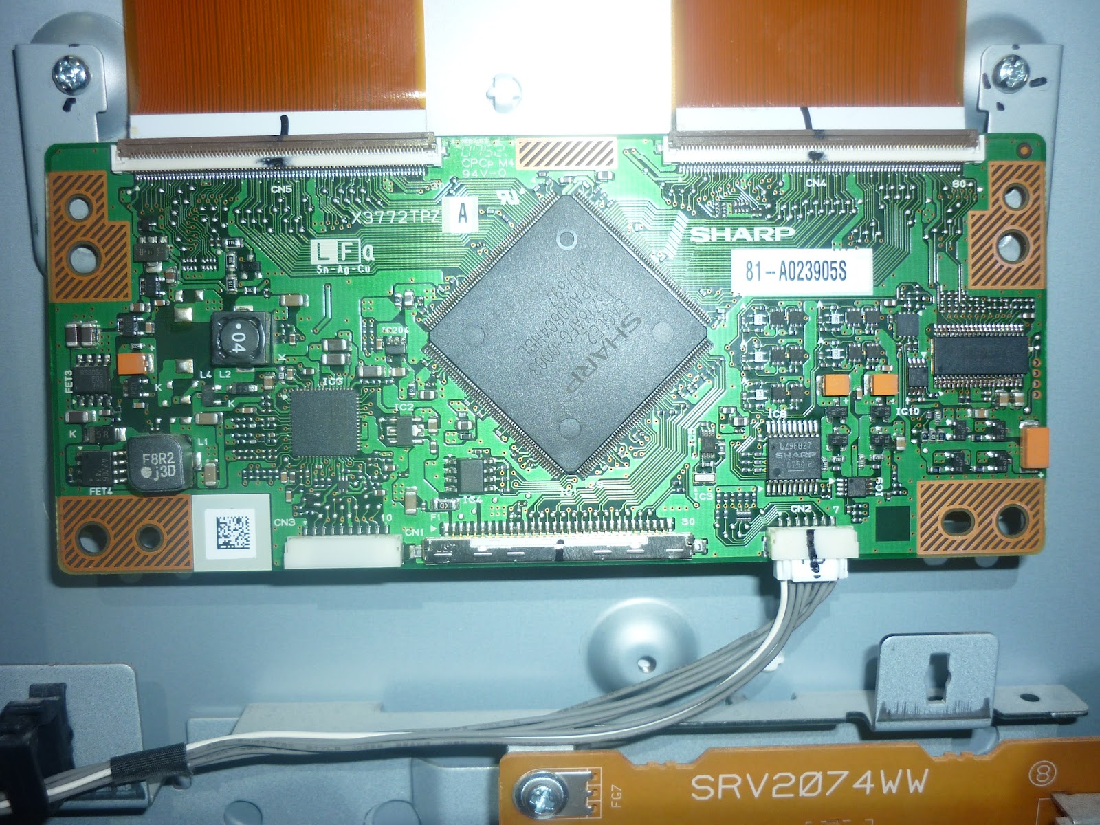 Sharp aquos 32 model lc32px5m tv lcd picture problem Badcaps Forums