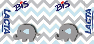 Elefante Bebé en Celeste y Gris: Invitaciones y Etiquetas para Candy Bar para Imprimir Gratis. Etiquetas de Elefante Bebé en Celeste y Gris para imprimir gratis.