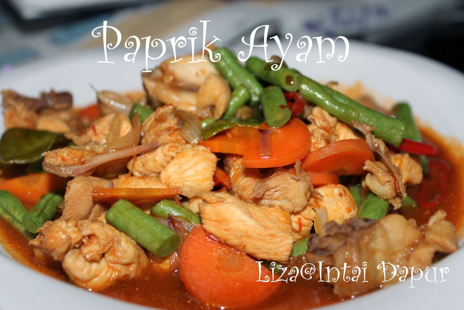 INTAI DAPUR: Paprik Ayam
