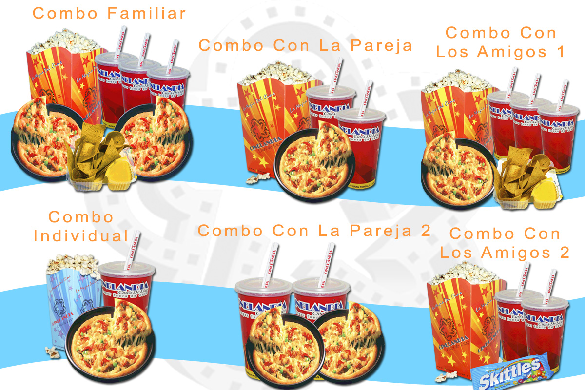 CINELANDIA LA MAGIA DEL CINE Combos