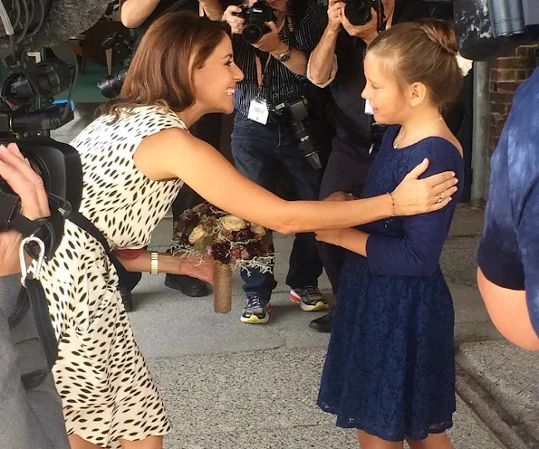 Princess Marie visits as protector Copenhagen Jewellery and Watch Show where she presents award prize at the show in Copenhagen