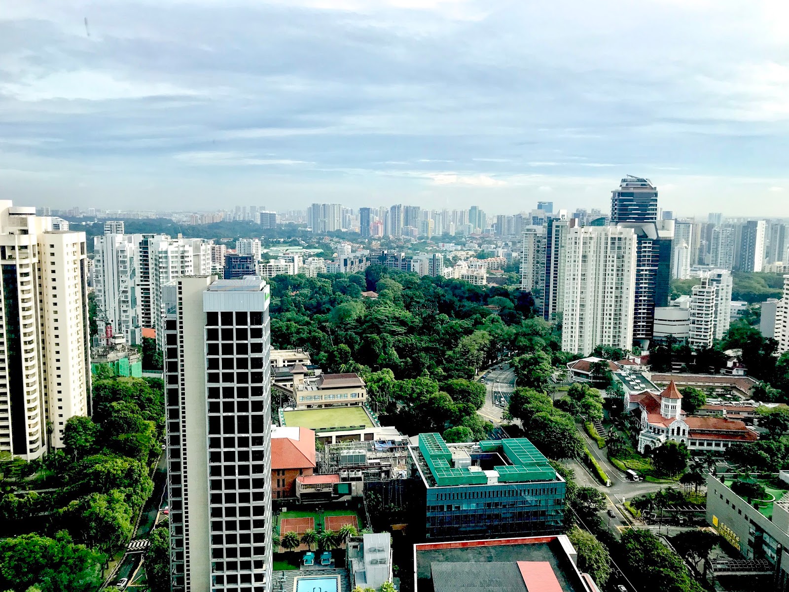 views from yotel singapore