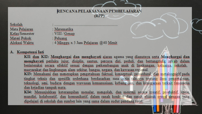 Rpp Matematika Smp Kelas 8 Berbasis Lingkungan