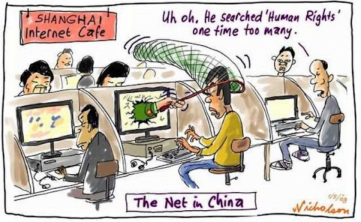 Internet na China: "Ui! Uau! Ele procurou 'Direitos humanos'!"
