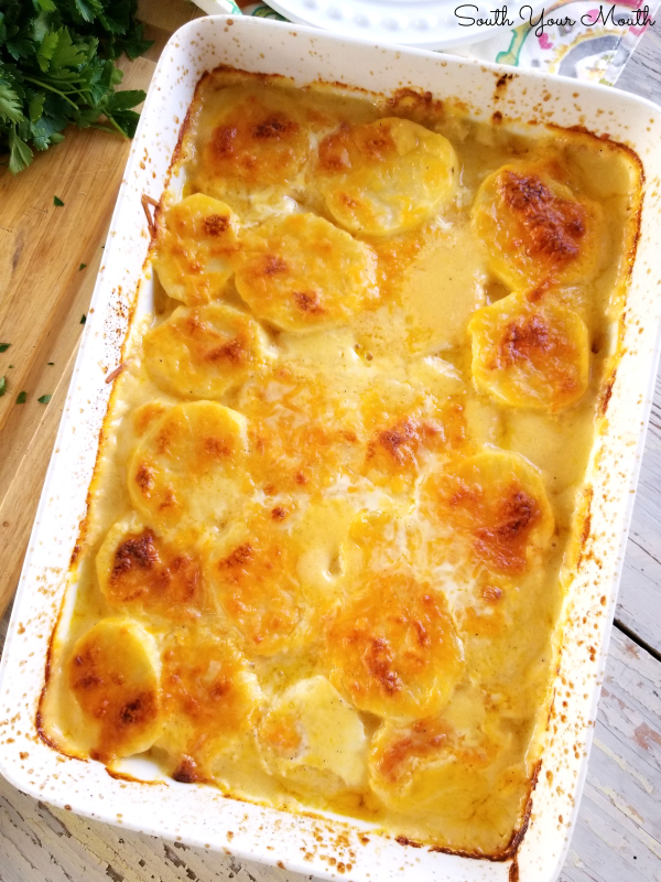 South Your Mouth: Super Easy Cheesy Scalloped Potatoes