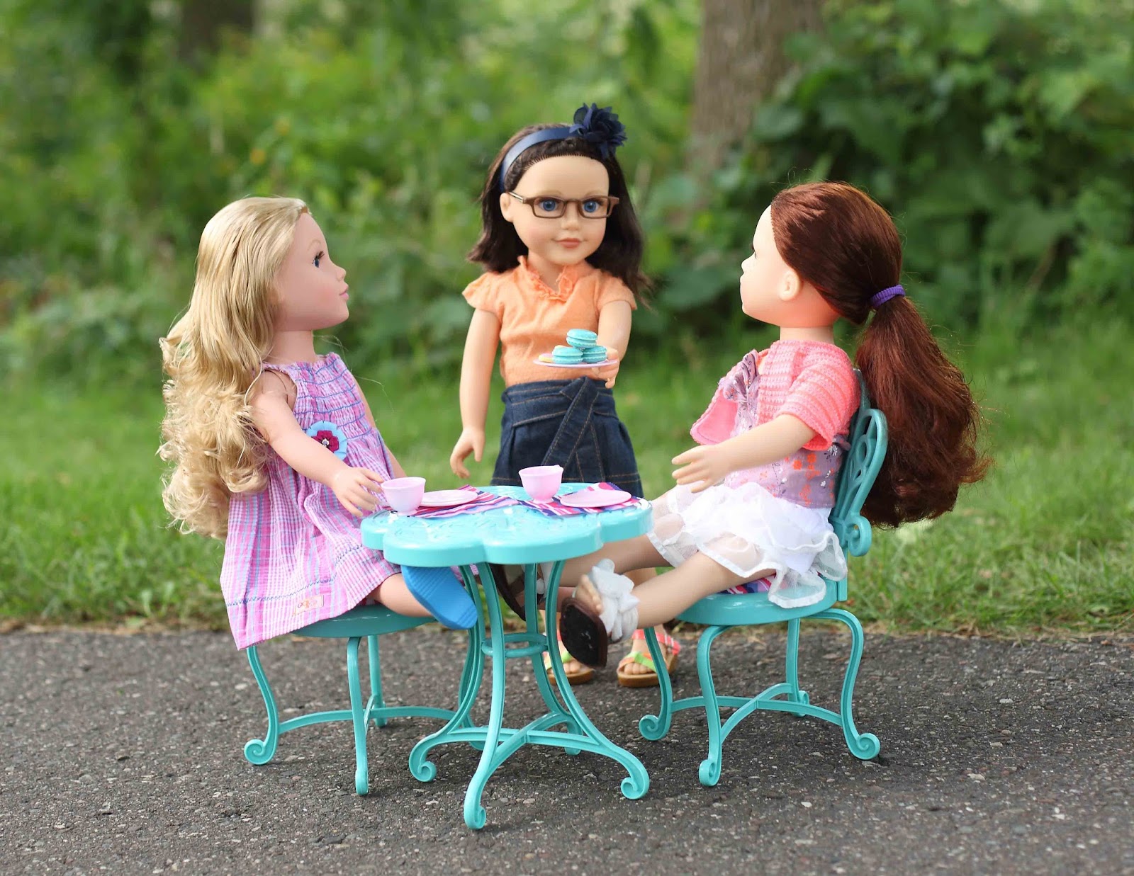 My Journey Girls Dolls Adventures Journey Girls Bistro Table Set