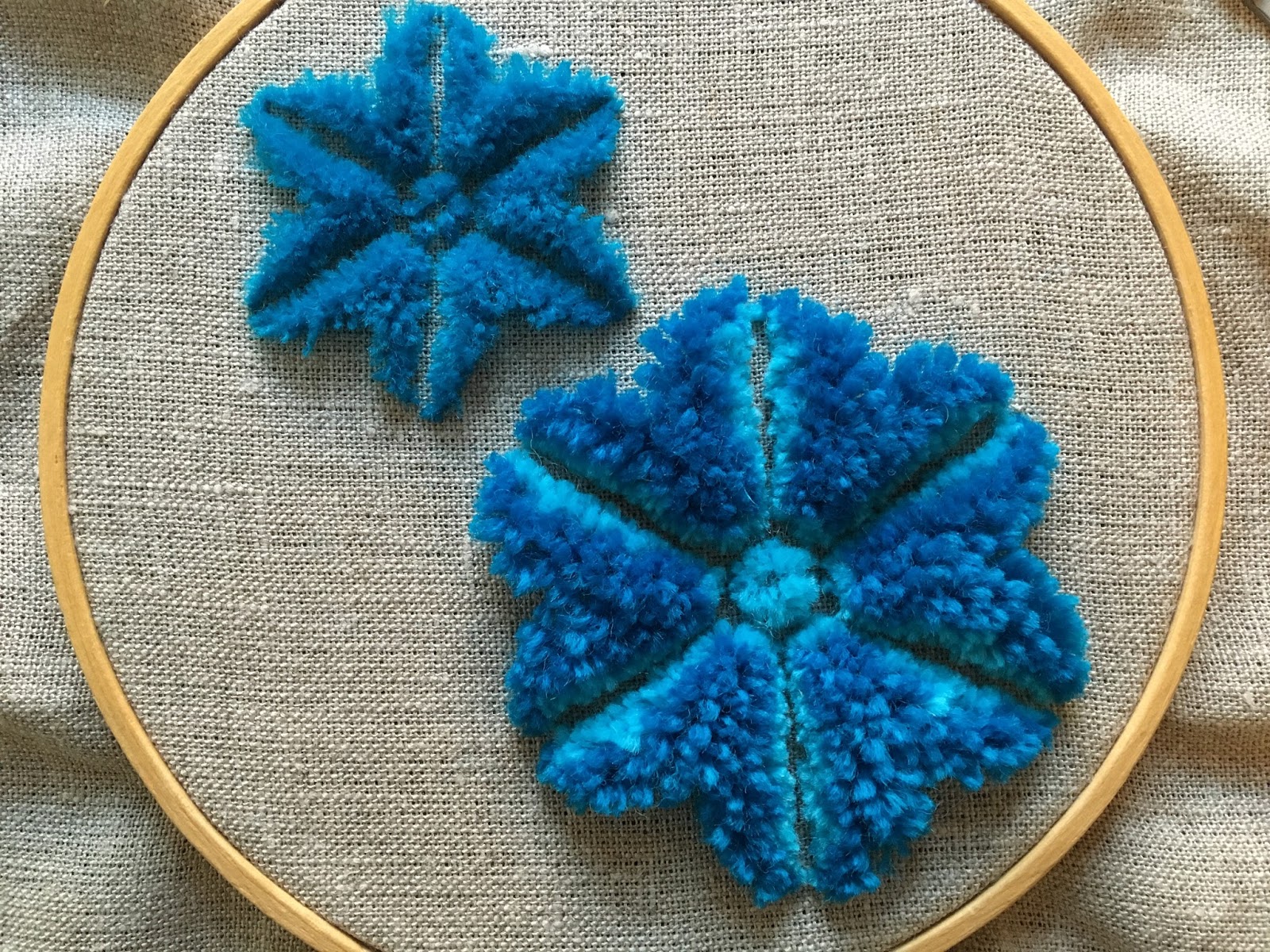 Chenille work