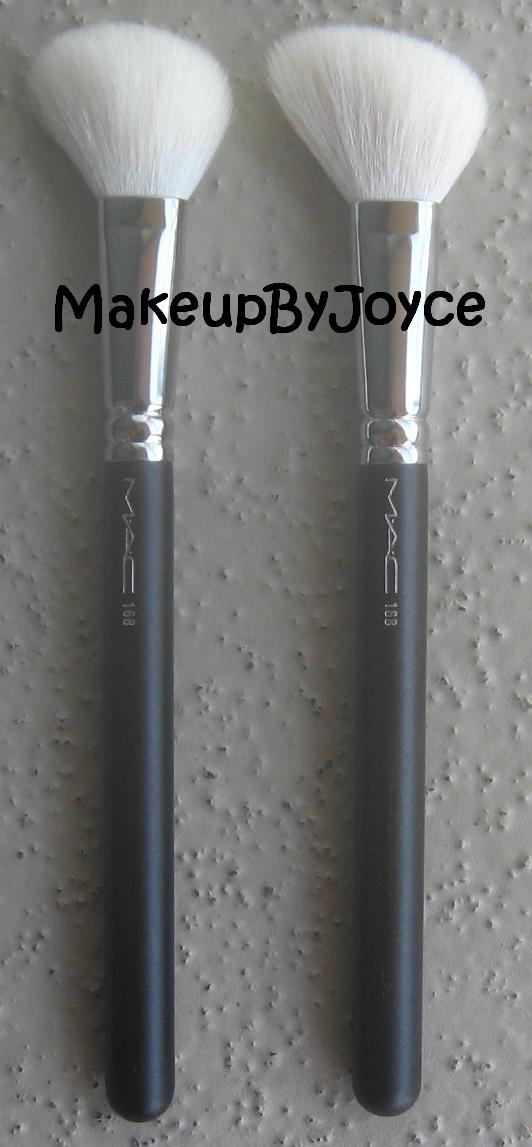 MakeupByJoyce ** ! Mac 168 Large Angled Contour Brush Old vs New