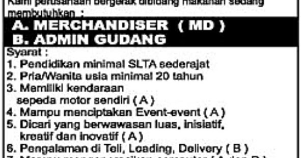 Lowongan Kerja Pt Sukanda Djaya Bursa Kerja Batam