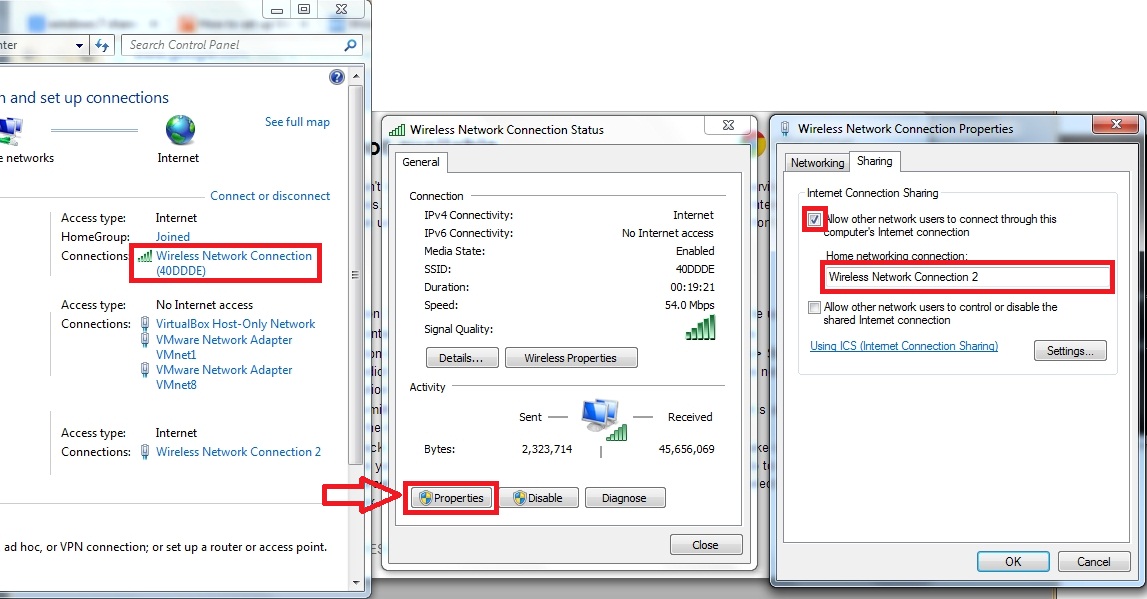 Setup Steps Hosted On Windows 7