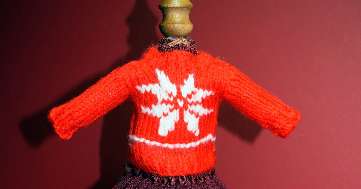 elf on the shelf jumper knitting pattern