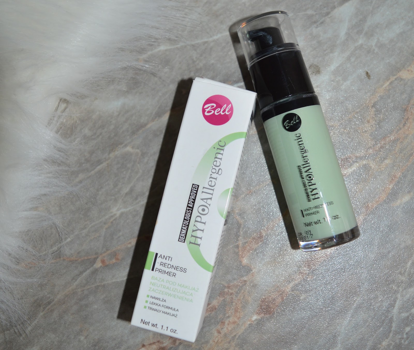 REVIEW BELL HYPOALLERGENIC ANTI REDNESS PRIMER CURVES IN COLORS