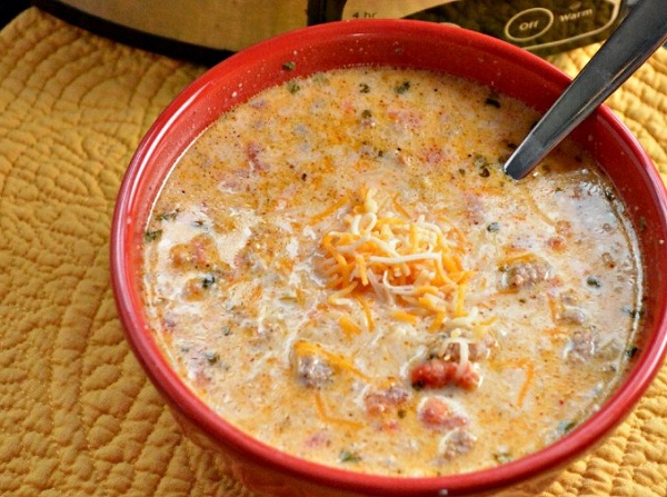 Crock Pot Low-Carb Taco Soup Crock Pot Low-Carb Taco Soup