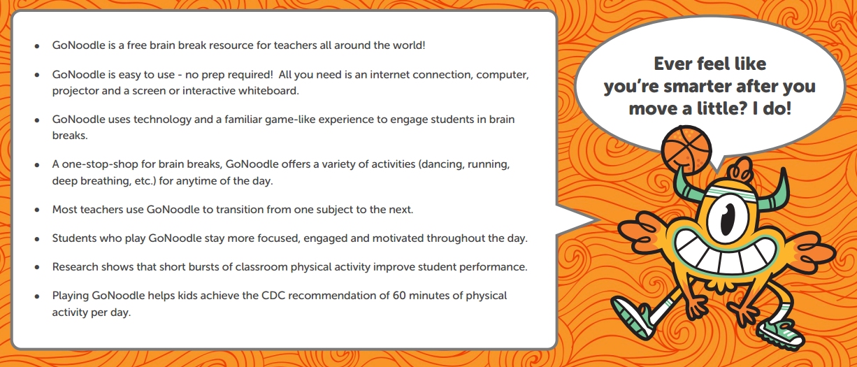 Primary Chalkboard: These Bloggers LOVE to do Brain Breaks with GoNoodle