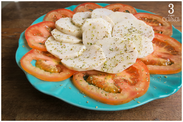 salada de inhame