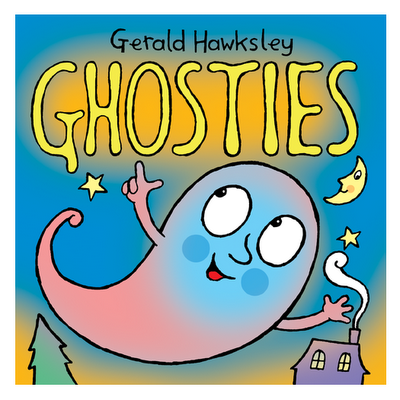 cover illustration for Ghosties, a Halloween ebook for kids
