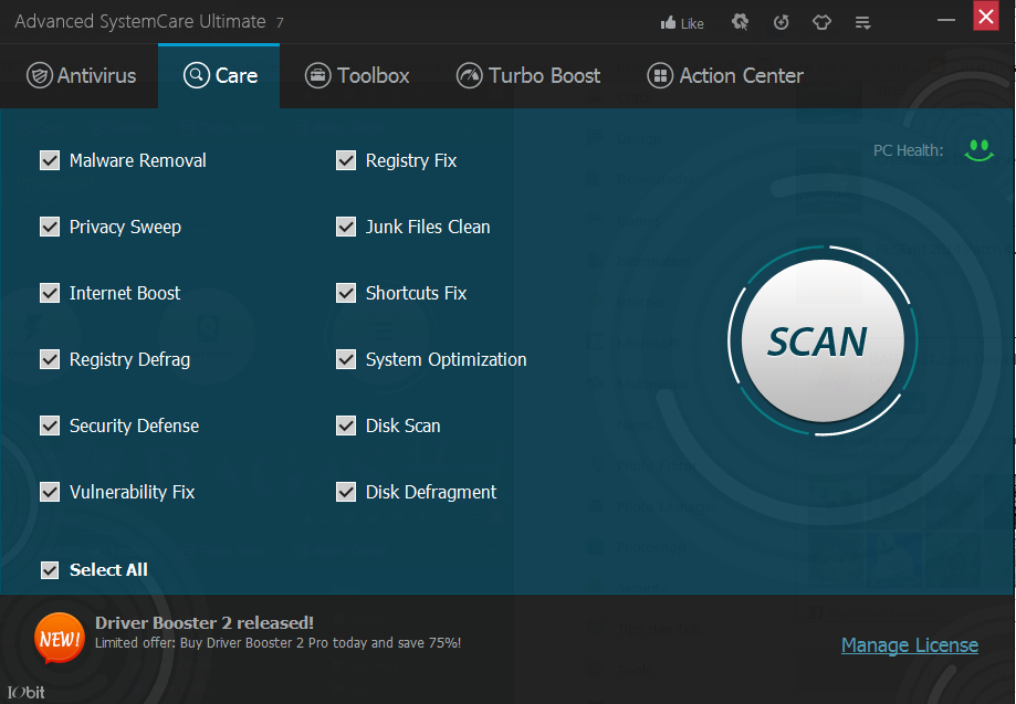advanced systemcare ultimate 7 proxy settings