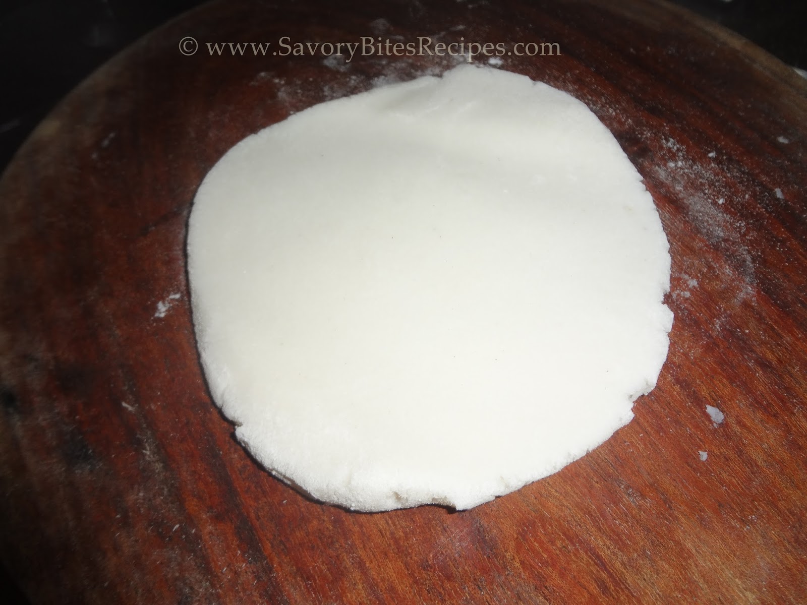 Rice Flour Bhakri / Tandlachi Bhakri / Rice Roti Savory Bites Recipes