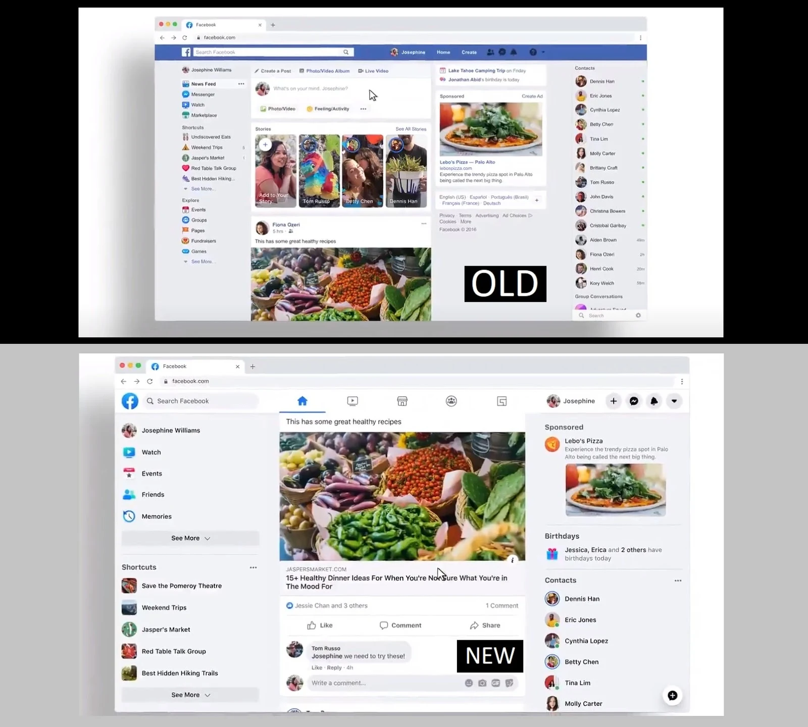 Facebook Rolls Out New Desktop Design With Dark Mode