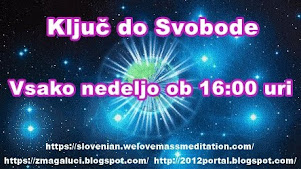 Meditacija Ključ do Svobode vsako nedeljo ob 16:00 uri