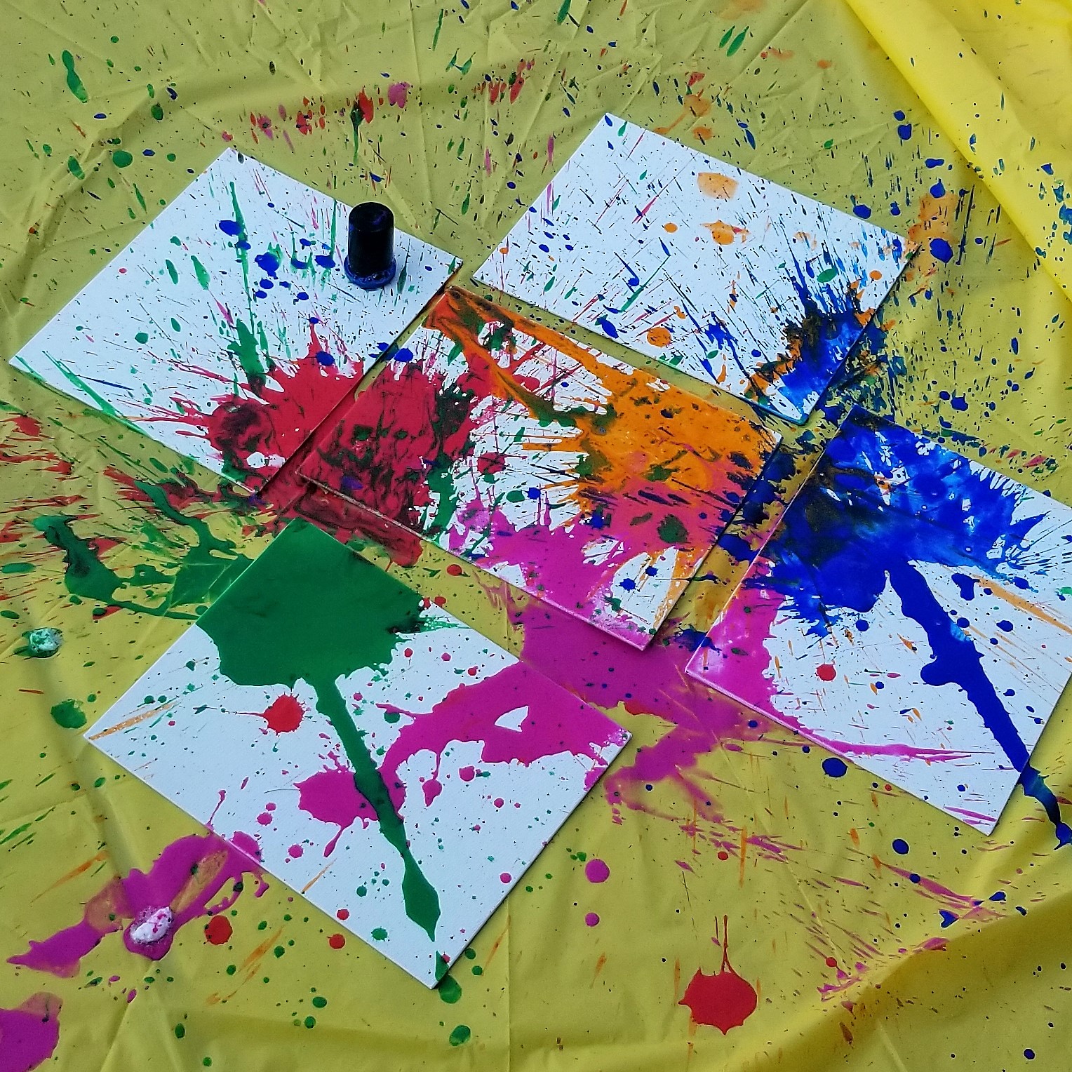 Once Daily DIY Exploding Paint Craft with Alka Seltzer