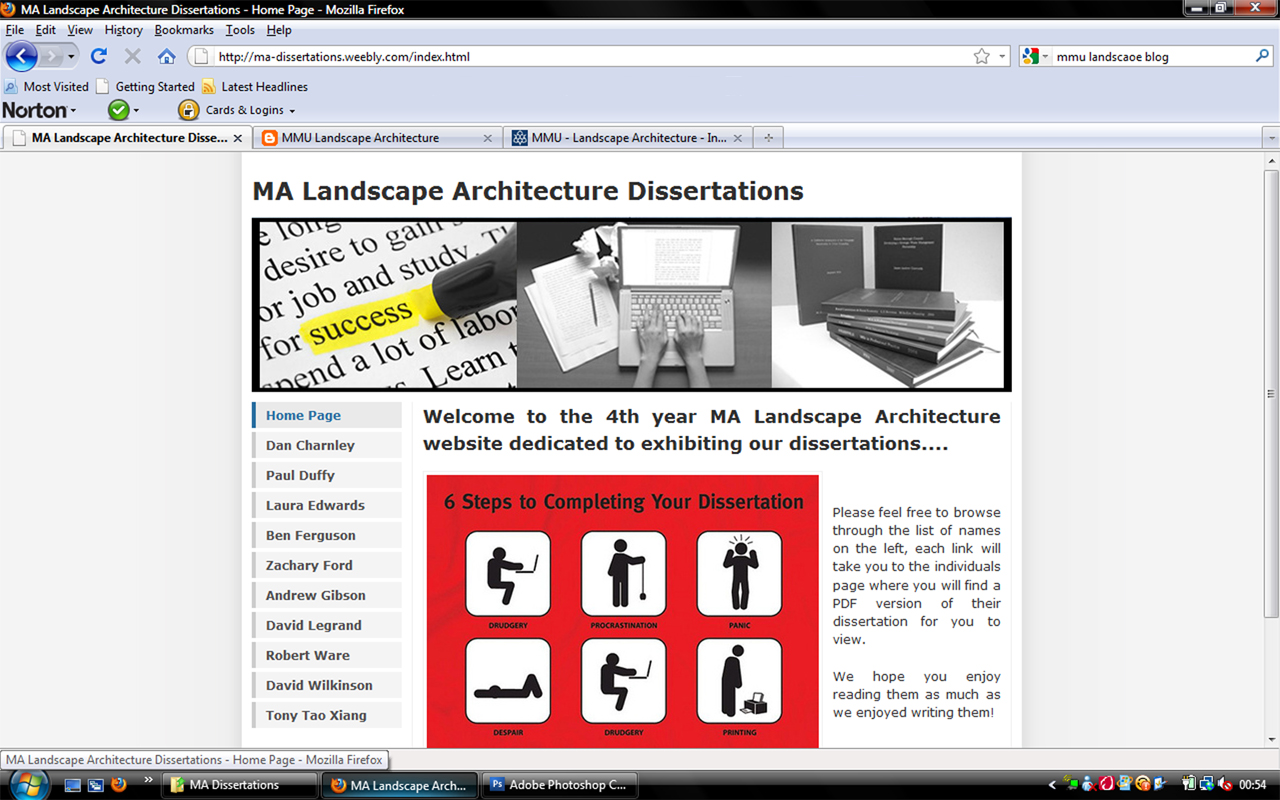 Mmu dissertation archive image