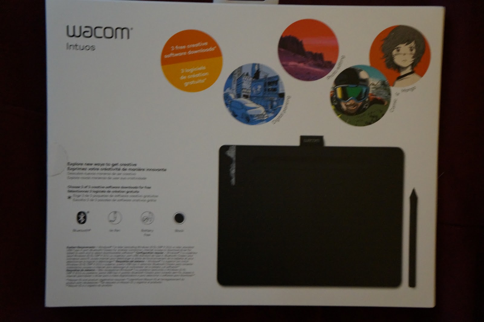 Andrea's World Reviews Intuos Bluetooth Creative Pen Tablet