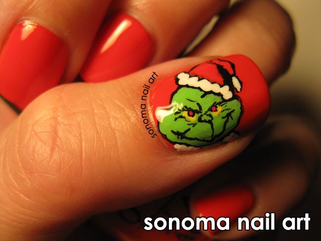 Sonoma Nail Art: The Grinch