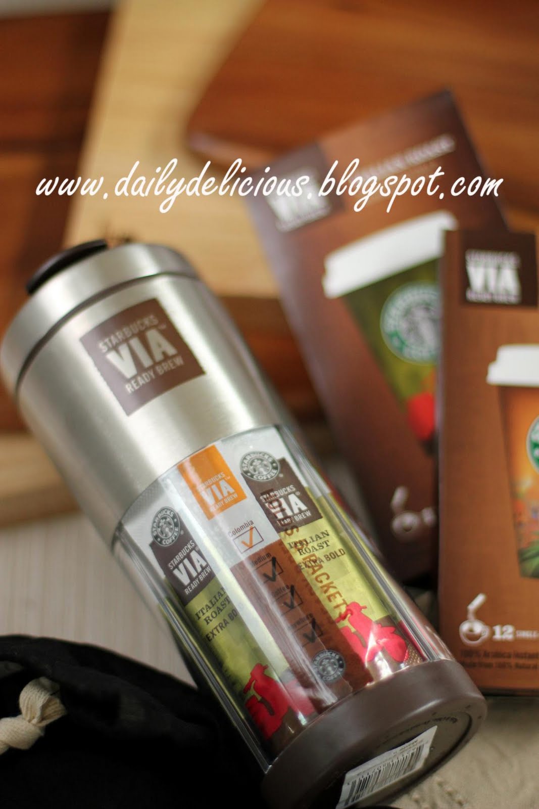 dailydelicious Starbucks "VIA" Iced Coffee with Milk Have your iced coffee and enjoy it!