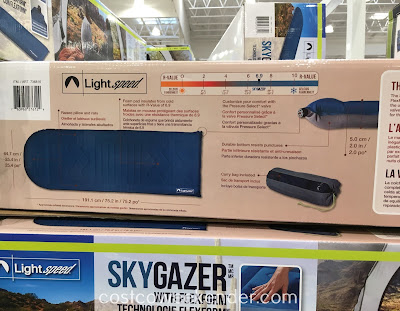 Costco 736816 - Lightspeed Outdoors Skygazer Self-Inflating Sleep Pad - Who says roughing it needs to be uncomfortable?