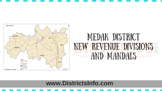 Medak District New Revenue Divisions and Mandals