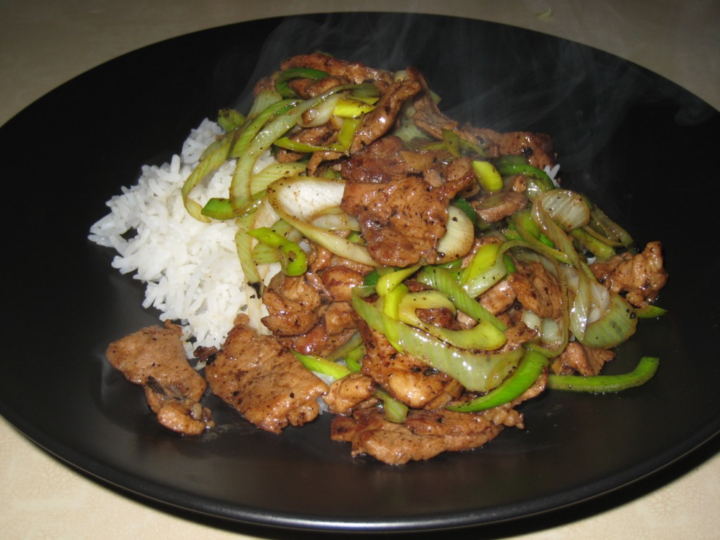 Global Grub Chinese Stirfried Pork with Leeks