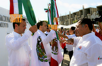 El respeto a la Bandera refrenda la unidad entre instituciones y ciudadanos para trabajar por Benito Juárez: Paul Carrillo