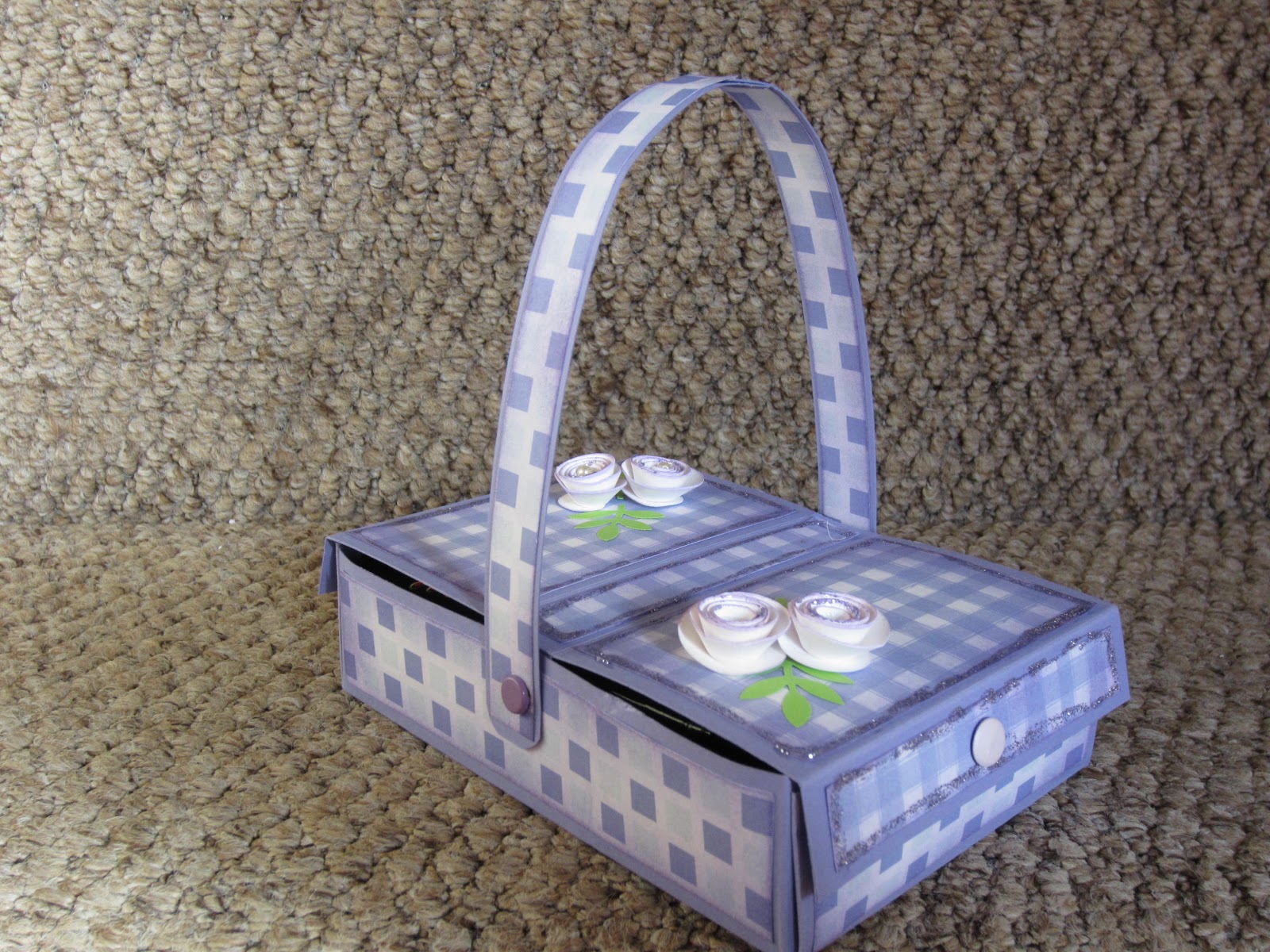 Cruella's Creations The Purple Picnic Basket