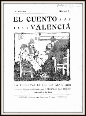 1910.- "La desposada de la Mar". Teatro valenciano. Autor: Bernat Morales San Martín.
