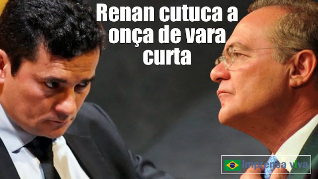 Resultado de imagem para moro e renan